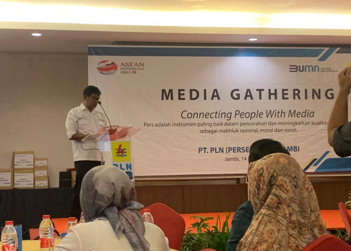 Apresiasi Media Gathering PLN UP3 Jambi, Ketua SMSI Jambi: Kita Siap Bersinergi Tanpa Batas