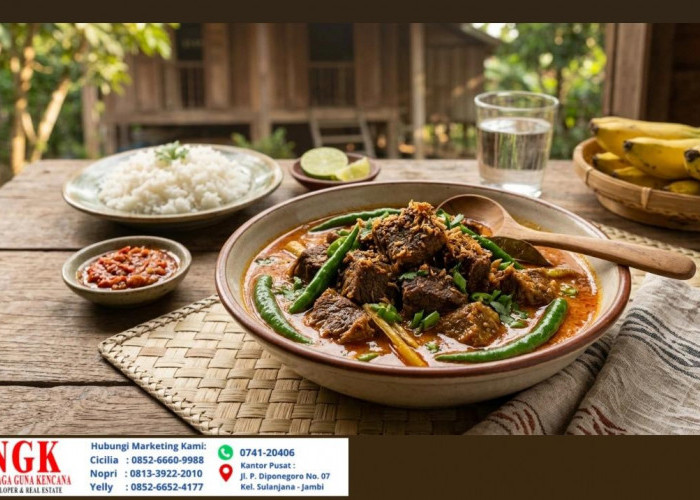 Resep Gulai Terjun Khas Jambi, Gulai Daging Berkuah Gurih dan Kaya Rempah