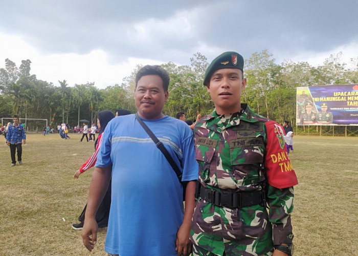 Ini Dia Sosok Warga Desa Suka Maju yang Terus Bantu Satgas TMMD ke-21 Kodim 0415/Jambi