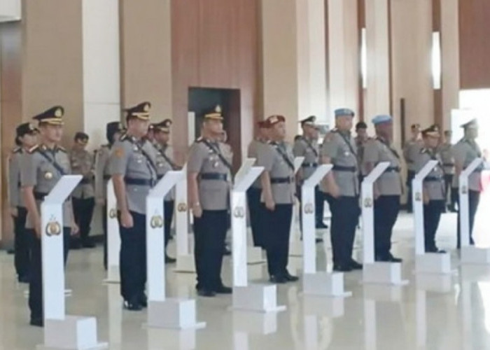 Mutasi Polri, Ini Nama-nama PJU dan Kapolres yang Laksanakan Sertijab Polda Lampung