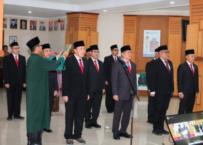 Lantik Pejabat Struktural, Menteri ATR/Kepala BPN: Layani Masyarakat dengan Hati, Bukan Transaksi