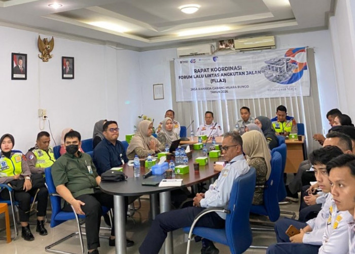 Jasa Raharja Muara Bungo Gelar Rapat Koordinasi Forum Lalu Lintas dan Angkutan Jalan