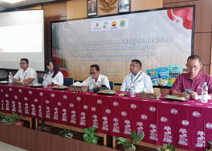 UMKM di Tanjabtim Terbantu Dengan Adanya Pelatihan Desain  dan Digital Marketing dari SKK Migas PetroChina