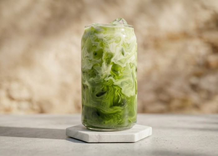 Resep Iced Matcha Latte Segar Ala Kafe: Kreasi Minuman Kekinian yang Creamy dan Praktis