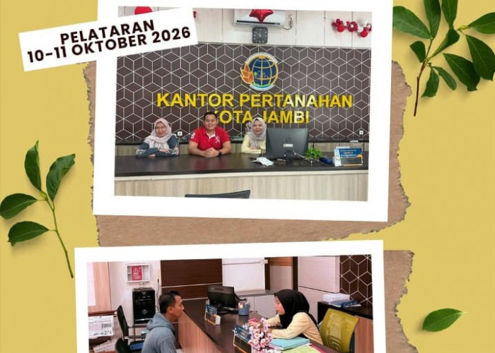 Buka Hari Libur, Kantor Pertanahan Kota Jambi Hadirkan Layanan Pertanahan Tanpa Batas Waktu