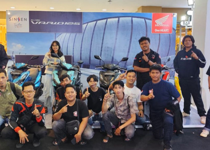 Komunitas Honda Jambi Menyala di Grand Launching New Honda Vario 125 Jadi Magnet Pecinta Skutik Jambi