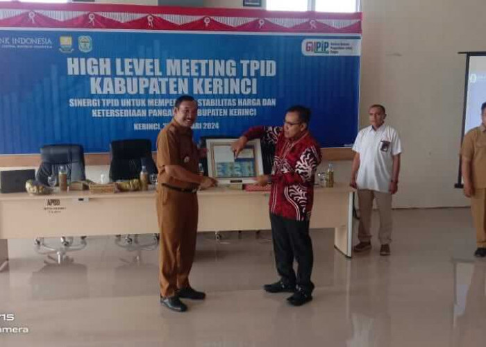 Pj Bupati Kerinci Asraf Buka High Level Meeting TPID untuk Perkuat Stabilitas Harga Pangan