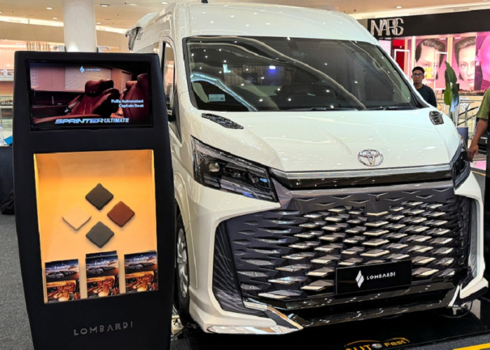 Mewah! Lombardi Hadirkan Modifikasi HiAce Premio Berkabin VIP Ala Lounge Berjalan Dibanderol Rp880 Juta