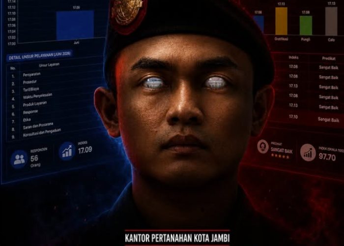 Kantor Pertanahan Kota Jambi Rilis Hasil SPKP dan SPAK Juni 2026, Perkuat Komitmen Zona Integritas