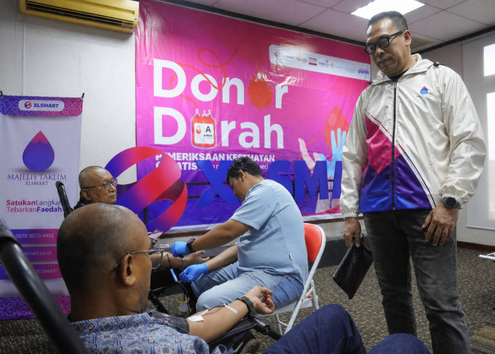 Rayakan Satu Tahun Perjalanan, XLSMART Gelar Cek Kesehatan dan Donor Darah Kumpulkan 130 Kantong