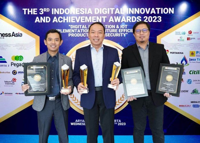 Jasa Raharja Raih Tiga Penghargaan di   Ajang Indonesia Digital Innovation and Achievement Awards 2023