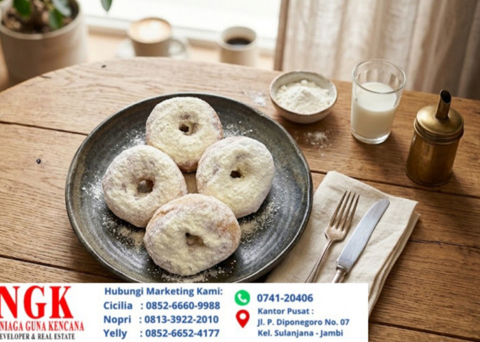 Resep Praktis Membuat Donat Susu Lembut dan Lumer 