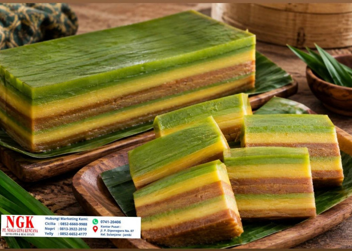 Resep Putri Kandis Khas Jambi, Kue Berlapis yang Manis dan Legit