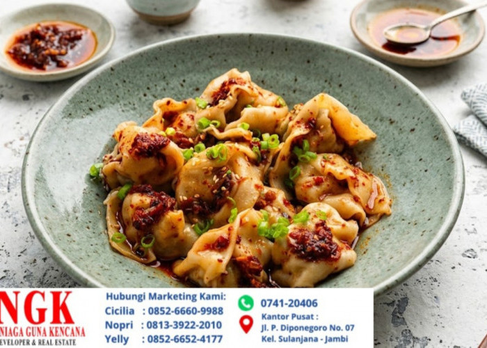 Resep Membuat Wonton Rebus Chili Oil Pedas Gurih Bikin Nagih! 