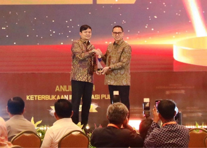 Konsisten Lima Tahun Berturut-turut, Kementerian ATR/BPN Raih Penghargaan Badan Publik Predikat Informatif 202