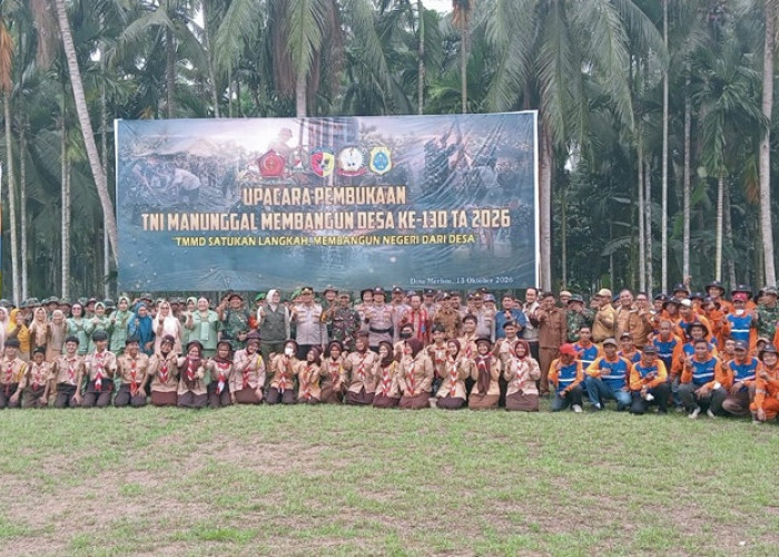 Sinergi Bangun Daerah, SKK Migas PetroChina Dukung TMMD ke-130 di Tanjab Timur