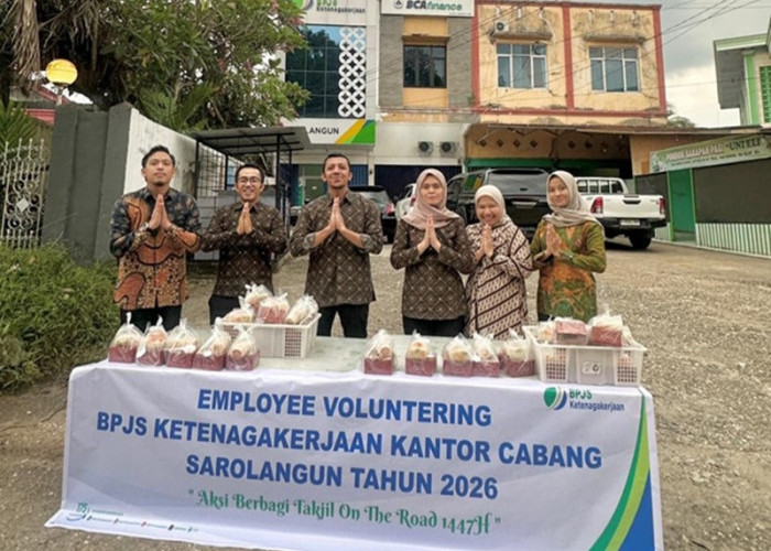 Momen Ramadhan, BPJS Ketenagakerjaan Cabang Sarolangun Menggelar Employee Volunteering