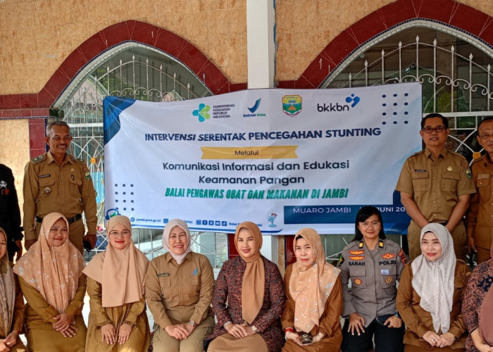 Intervensi Serentak Pencegahan Stunting di Muaro Jambi, BPOM Jambi Gelar KIE Stunting di Posyandu