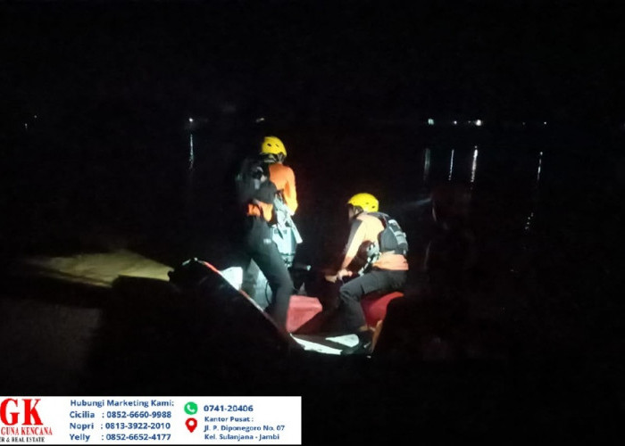 Terpeleset Saat Menambang Kerikil di Sungai Batanghari, Warga Tebo Hilang dan Masih Dicari Tim SAR