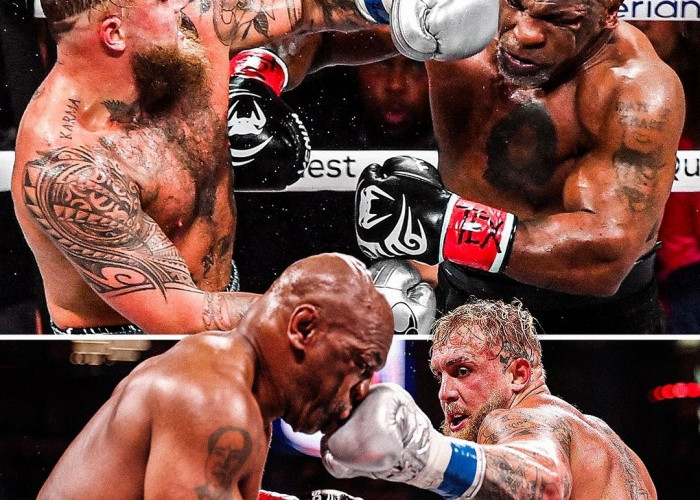 Jake Paul Taklukkan Mike Tyson dalam Laga Tinju Sengit di Texas