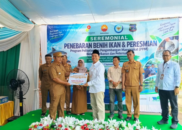 SKK Migas PetroChina Serahkan 8 Sapi ke Poktan Sidomulyo Tebing Tinggi, Ini Tujuannya