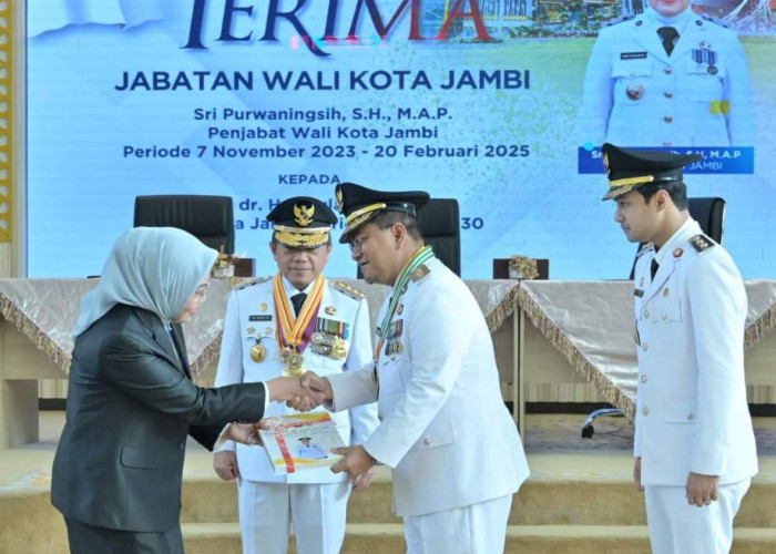 Pemkot Gelar Prosesi Serah Terima Jabatan Wali Kota Jambi