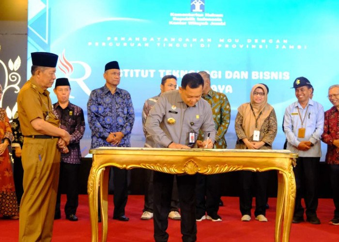 Wagub Jambi Dorong Sinergi Perlindungan Kekayaan Intelektual Bersama Kemenkumham dan Perguruan Tinggi