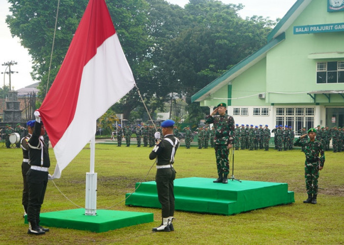 Kasrem 042/Gapu Pimpin Upacara, Ada Penekanan Khusus untuk Prajurit: Jangan Sampai Langgar Aturan!