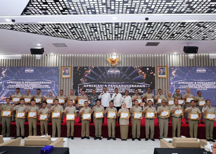 Buktikan Komitmen dalam Memperbaiki Layanan, Satker Kementerian ATR/BPN Meraih 1 Predikat WBBM