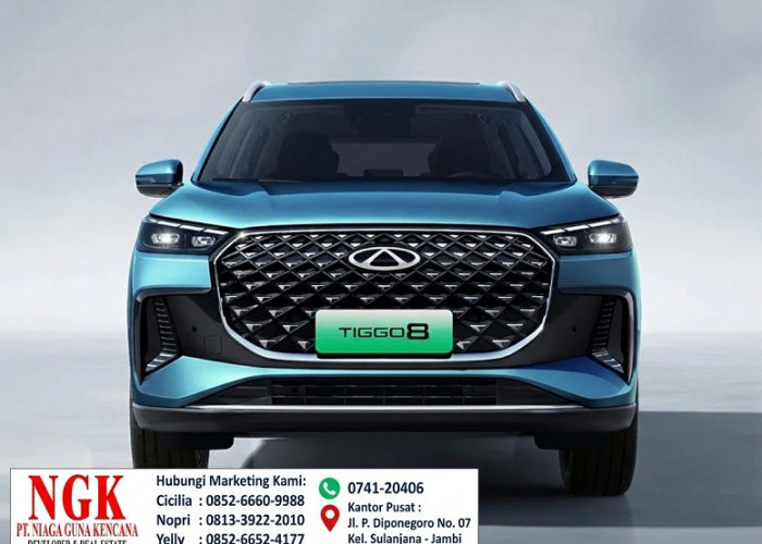  Chery Tiggo 8 Comfort Bermesin Bensin: Spesifikasi Lengkap dan Rincian Harganya