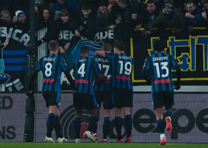 Atalanta Rebut Puncak Serie A Usai Tundukkan AC Milan 2-1  