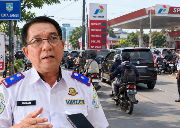 Dishub Jambi Minta Warga Laporkan Parkir Liar dan Antrean BBM yang Ganggu Jalan