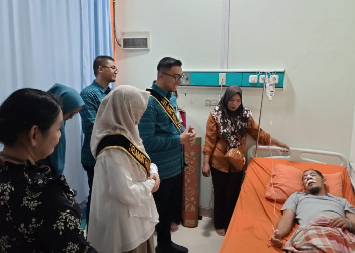 Wujud Nyata Kepedulian di Harpelnas 2026, BPJS Ketenagakerjaan Muara Bungo Kunjungi Pasien Kecelakaan Kerja