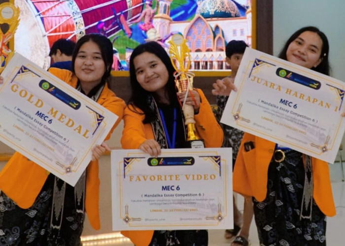 Mahasiswa UNJA Berhasil Raih Gold Medal Dalam Lomba Mandalika Essay Competition, Lombok
