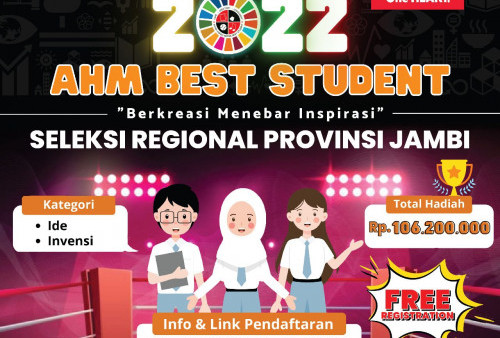 Sinsen Gelar AHM Best Student Regional Jambi 2022, Tersedia Beasiswa Total Ratusan Juta Rupiah 