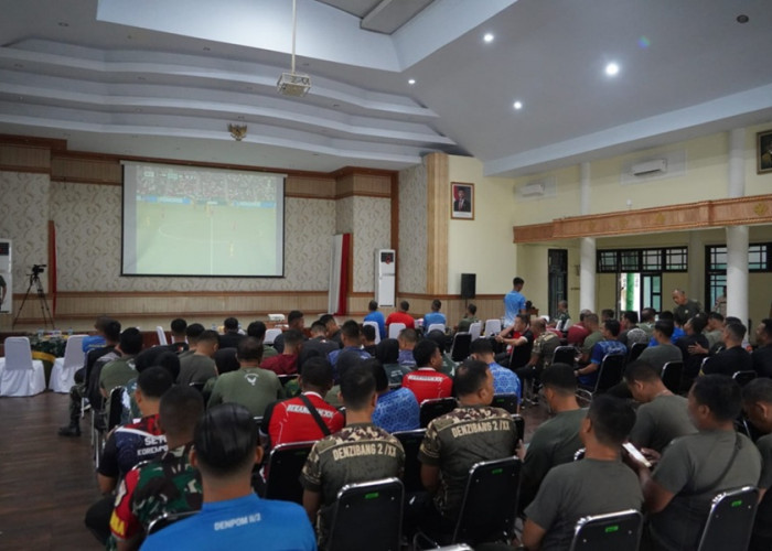 Nobar Piala Dunia 2026 di Korem 042/Gapu Diserbu Warga, Suasana Meriah hingga Afrika Selatan Bungkam Korsel