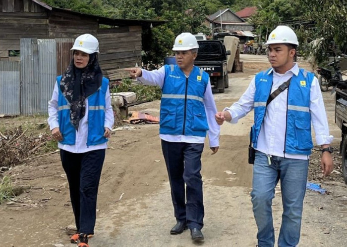 Srikandi PLN Kawal Pemulihan Pasca Banjir Bandang di Kabupaten Musi Rawas Utara