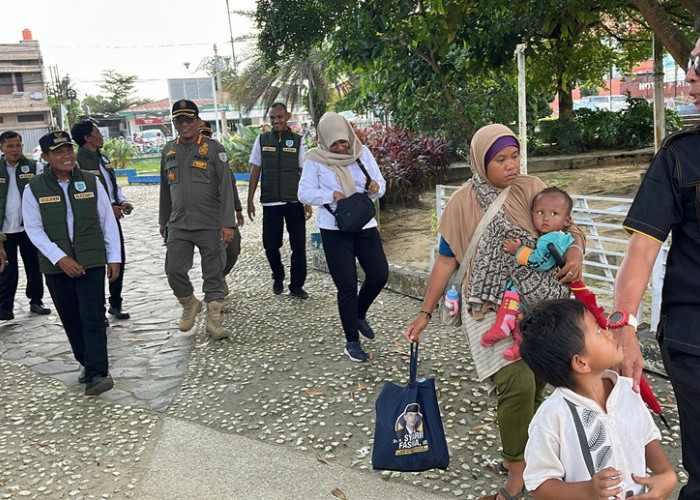 Jaga Ketertiban Kota, Satpol PP Jambi Tertibkan Reklame Bermasalah dan Lakukan Pembinaan PPKS