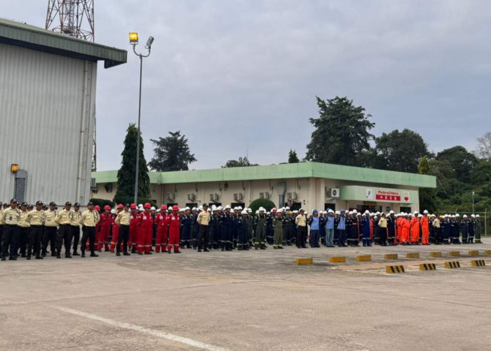 Bulan K3 Nasional, Momentum SKK Migas PetroChina Satukan Langkah Lewat Upacara Bendera 