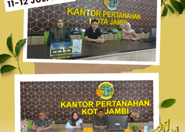 Kantor Pertanahan Kota Jambi Hadirkan Program  'PELATARAN' Pelayanan Tanah Akhir Pekan 
