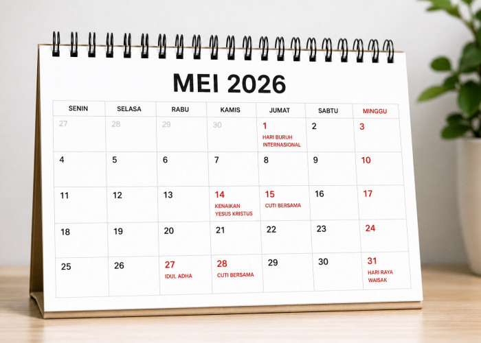 Tanggal Merah Mei 2026 Lengkap! Ini Daftar Libur Nasional, Cuti Bersama, dan Long Weekend