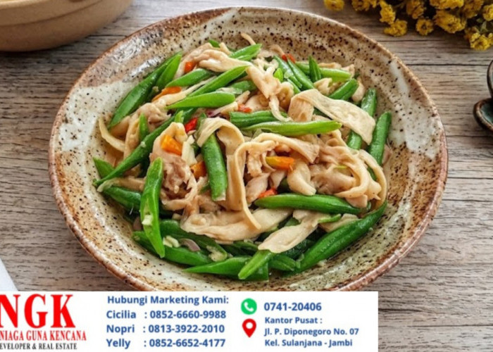 Resep Menu Sederhana di Rumah, Tumis Jamur Buncis 
