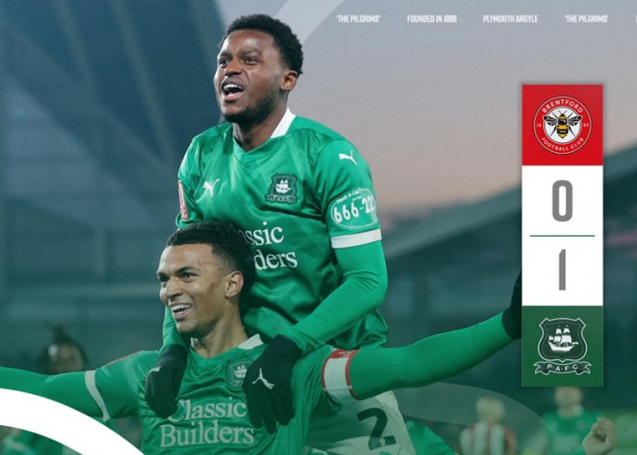 Plymouth Argyle Kejutkan Brentford dengan Kemenangan 1-0 di Piala FA, Akhiri Penantian 40 Tahun