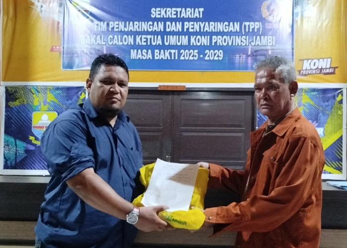 Gaduh! TPP Bacalon Ketum KONI Provinsi Jambi Pecah, Verifikasi Berkas Diserahkan ke Ketua KONI Provinsi Jambi