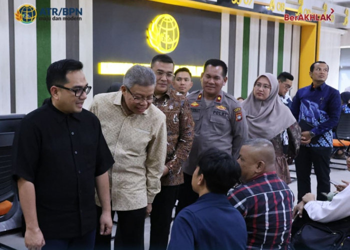 Tinjau Kantor Pertanahan Kota Batam Bersama Komisi II DPR RI, Wamen ATR/Waka BPN Pastikan Pelayanan Efisien