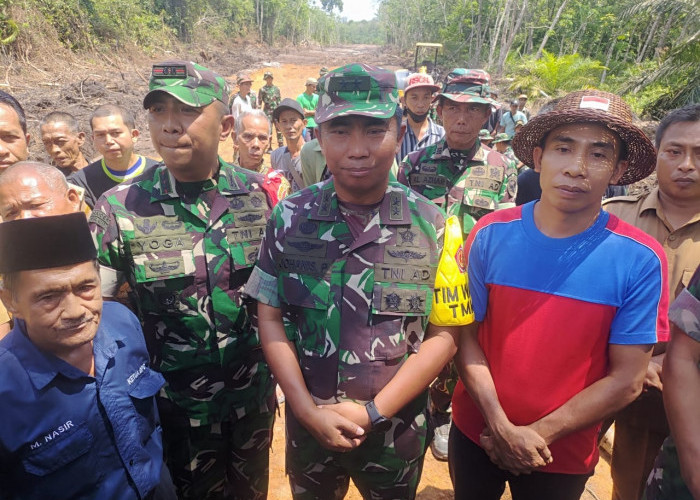 Danrem 042/Gapu Sambut Kedatangan Ketua Tim Wasev TMMD ke-121 