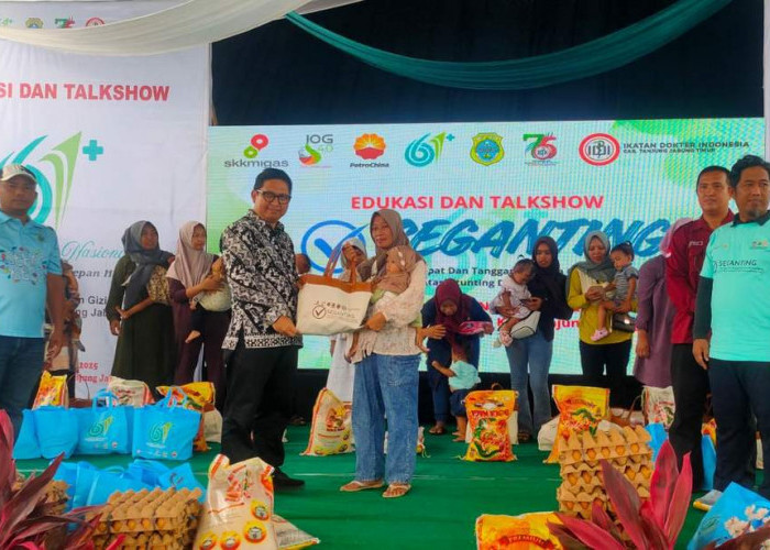 Ibu Hamil-Menyusui dan Balita Terima Bantuan Dari SKK Migas-PetroChina Dalam 'CENTANG SEGANTING' di TanjabTim