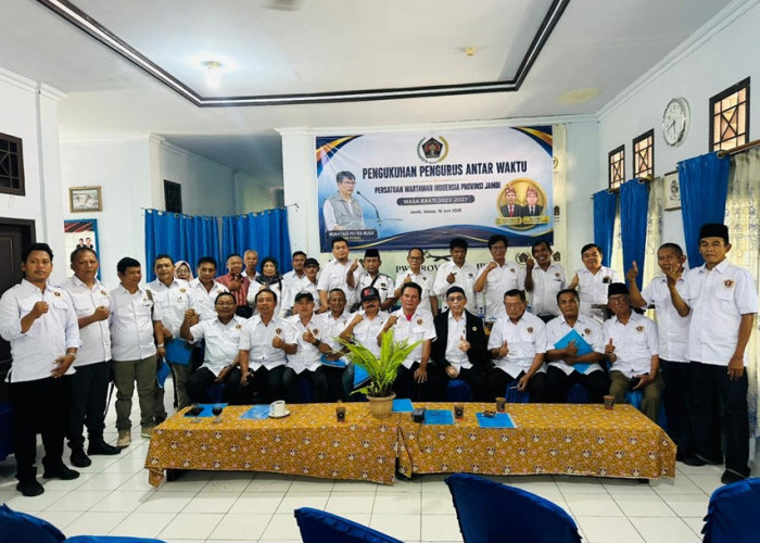 Simak! Ini Nama-nama Pengurus Baru PWI Provinsi Jambi, Ketum PWI Pusat Ajak Jaga Kekompakan dan Persatuan 