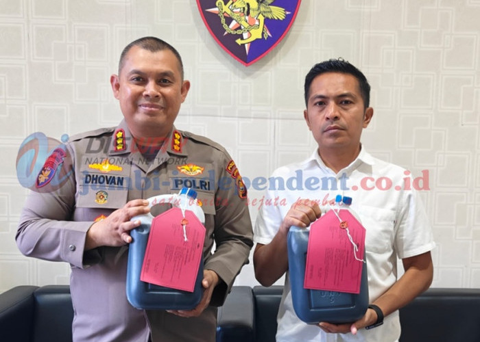 Dari Mana Asal dan Tujuan 6.818 Liter BBM Ilegal yang Diamankan Polisi di Sungai Batanghari? Ini Penjelasannya