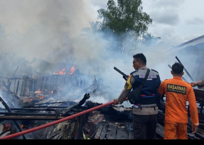 Total Kerugian Kebakaran di Nipah Panjang Tanjab Timur Ditafsir Mencapai Rp 840 Juta